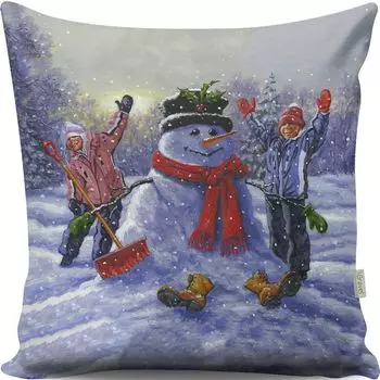 Evila Originals, A13059- GRC3115, разноцветная, подушка, 50 % хлопок / 50 % полиэстер