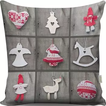 Evila Originals, A13069- GRC3125, разноцветная, подушка, 50 % хлопок/50 % полиэстер