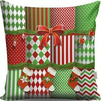 Evila Originals, A13070- GRC3126, разноцветная, подушка, 50 % хлопок / 50 % полиэстер