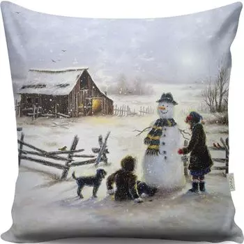 Evila Originals, A13077- GRC3133, разноцветная, подушка, 50 % хлопок / 50 % полиэстер