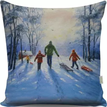 Evila Originals, A13078- GRC3134, разноцветная, подушка, 50 % хлопок / 50 % полиэстер