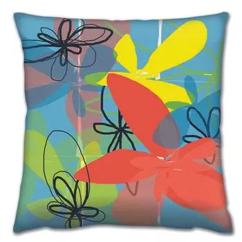 Evila Originals, A14528- GRV2131, разноцветная, подушка, 50 % хлопок / 50 % полиэстер