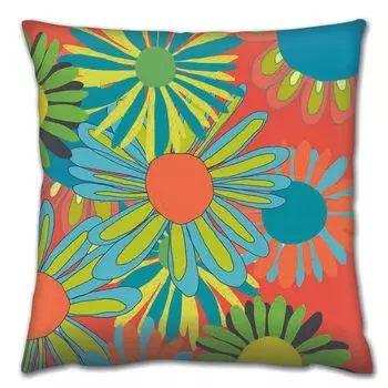 Evila Originals, A14605- GRV3129, разноцветная, подушка, 50 % хлопок / 50 % полиэстер