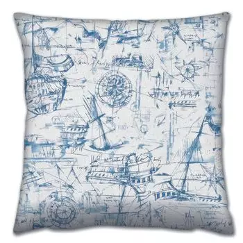 Evila Originals, A14637- GRV0112, разноцветная, подушка, 50 % хлопок / 50 % полиэстер