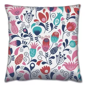 Evila Originals, A14657- GRV0118, разноцветная, подушка, 50 % хлопок / 50 % полиэстер