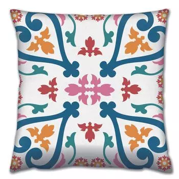 Evila Originals, A14662- GRV0122, разноцветная, подушка, 50 % хлопок / 50 % полиэстер