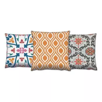 Evila Originals, AC-GRV0191, разноцветная, подушка, 50% хлопок/50% полиэстер