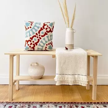 Evila Originals, Anatolia- JYN1113, красный, Подушка. Ткань: 20 % лен / 80 % полиэстер