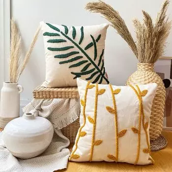 Evila Originals, Anatolia- JYN1159, горчичный, подушка, ткань: 100% хлопок.