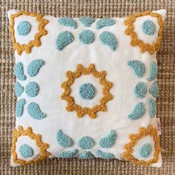 Evila Originals, Anatolia- JYN1225, горчичный, наволочки, ткань: 20% лен / 80% полиэстер