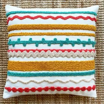 Evila Originals, Anatolia- JYN1229, темно-коралловый, наволочки, ткань: 20% лен / 80% полиэстер