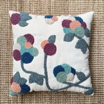 Evila Originals, Anatolia- JYN1234, фиолетовый, подушка, ткань: 20% лен / 80% полиэстер