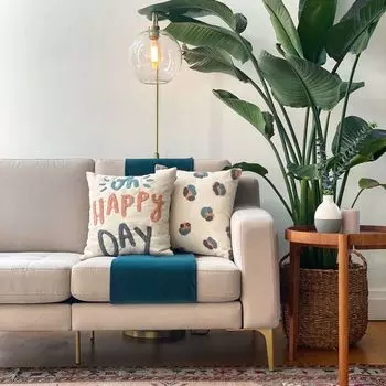 Evila Originals, Anatolia- JYN1249, мятный цвет, наволочки, Ткань: 20 % лен / 80 % полиэстер