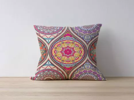 Evila Originals, Azury- KRL1125, разноцветные, наволочки, 50 % полиэстер / 50 % хлопок