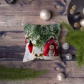 Evila Originals, Azury- KRL1238, разноцветная, подушка, 50% хлопок/50% полиэстер