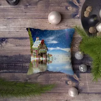 Evila Originals, Azury- KRL1241, разноцветная, подушка, 50% хлопок/50% полиэстер