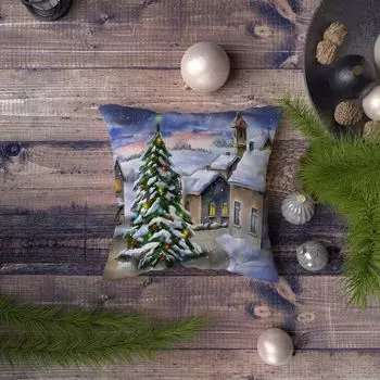 Evila Originals, Azury- KRL1290, разноцветная, подушка, 50% хлопок/50% полиэстер