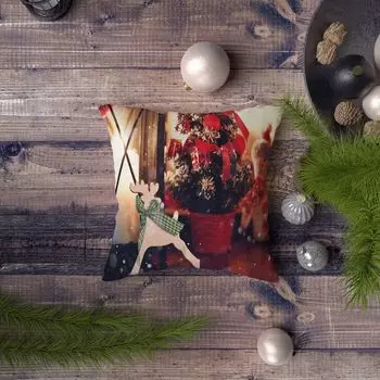 Evila Originals, Azury- KRL1354, разноцветная, подушка, 50% хлопок/50% полиэстер