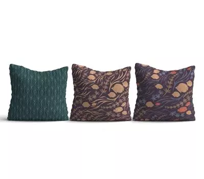 Evila Originals, Azury- KRL3114, разноцветная, подушка, 50 % хлопок/50 % полиэстер