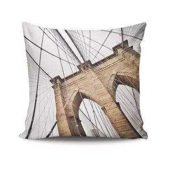 Evila Originals, BRKRLNT- KSY2125, разноцветная, подушка, 50 % хлопок/50 % полиэстер