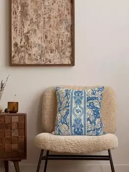 Evila Originals, Ethnic - Blue v2, подушка, синий, 100 % ПОЛИЭСТЕР, 40 x 40 см