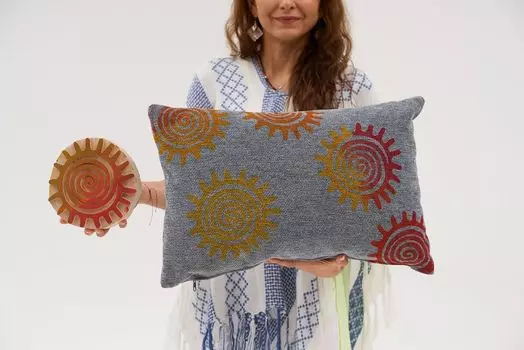 Evila Originals, Hikari - Dark Grey, чехол на подушку, темно-серый, 100% ШЕНИЛЬ, 40 x 60 см