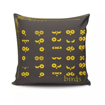 Evila Originals, NKRLNT- CLV0195, разноцветная, подушка, 50 % хлопок/50 % полиэстер