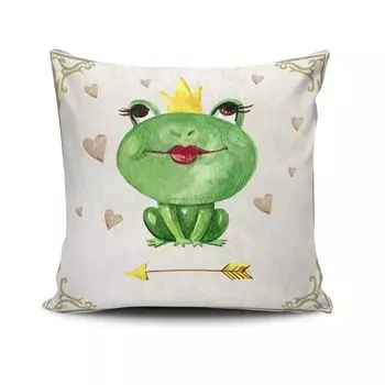 Evila Originals, NKRLNT- CLV0213, разноцветная, подушка, 50 % хлопок/50 % полиэстер