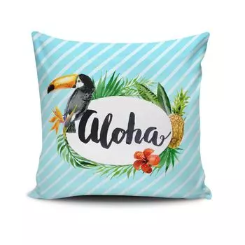 Evila Originals, NKRLNT- CLV0258, разноцветная, подушка, 50 % хлопок/50 % полиэстер