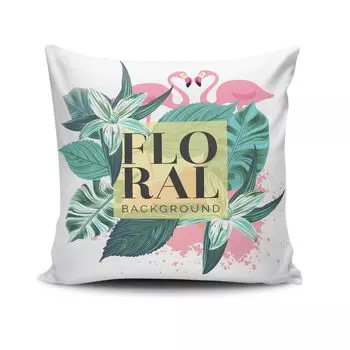 Evila Originals, NKRLNT- CLV0259, разноцветная, подушка, 50 % хлопок/50 % полиэстер