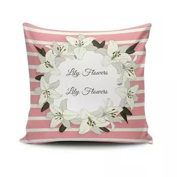 Evila Originals, NKRLNT- CLV0303, разноцветная, подушка, 50 % хлопок/50 % полиэстер