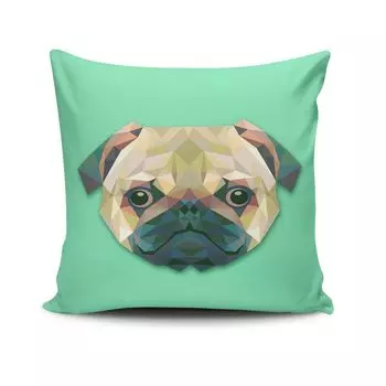 Evila Originals, NKRLNT- CLV0306, разноцветная, подушка, 50 % хлопок/50 % полиэстер