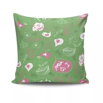 Evila Originals, NKRLNT- KSY0115, разноцветная, подушка, 50% хлопок/50% полиэстер