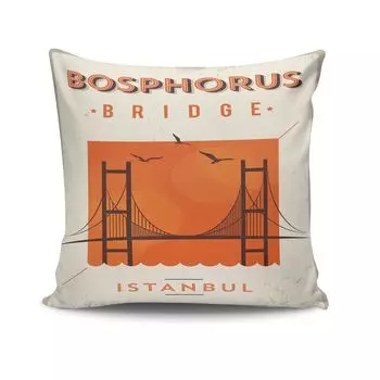 Evila Originals, NKRLNT- KSY0122, разноцветная, подушка, 50% хлопок/50% полиэстер