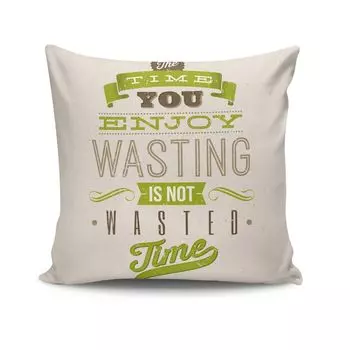 Evila Originals, NKRLNT- KSY0135, разноцветная, подушка, 50% хлопок/50% полиэстер