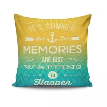 Evila Originals, NKRLNT- KSY0157, разноцветная, подушка, 50 % хлопок/50 % полиэстер