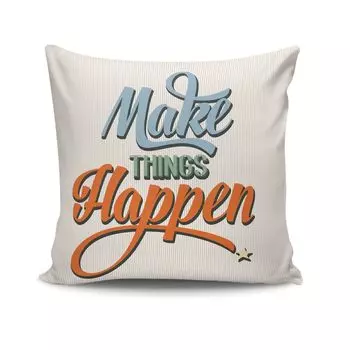 Evila Originals, NKRLNT- KSY0160, разноцветная, подушка, 50 % хлопок/50 % полиэстер