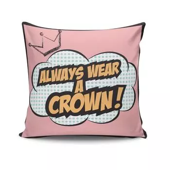 Evila Originals, NKRLNT- KSY0166, разноцветная, подушка, 50 % хлопок/50 % полиэстер