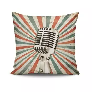 Evila Originals, NKRLNT- KSY2104, разноцветная, подушка, 50% хлопок/50% полиэстер