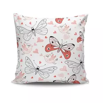 Evila Originals, NKRLNT- KSY2114, разноцветная, подушка, 50% хлопок/50% полиэстер