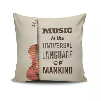 Evila Originals, NKRLNT- SPF0134, разноцветный, подушка, 50% хлопок/50% полиэстер