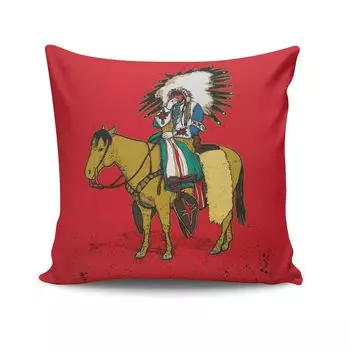 Evila Originals, NTVKRLNT- KSY2136, разноцветная, подушка, 50% хлопок/50% полиэстер