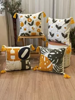 Evila Originals, Подушка для пунша из четырех частей v5 — разноцветная, подушка, многоцветная, 100 % ПОЛИЭСТЕР, 43 x 43 см