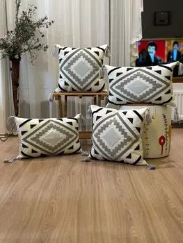 Evila Originals, Подушка для пунша из четырех частей v4 — многоцветный, подушка, многоцветная, 100 % ПОЛИЭСТЕР, 43 x 43 см