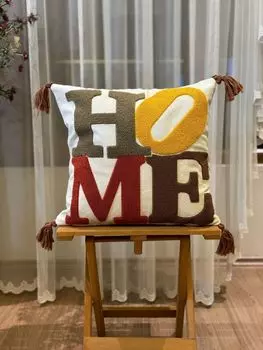 Evila Originals, Punch Cushion v11 - Multicolor, подушка, многоцветная, 100 % ПОЛИЭСТЕР, 43 x 43 см