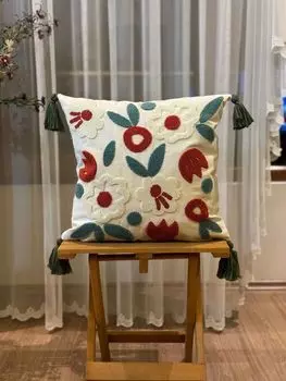 Evila Originals, Punch Cushion v17 - Multicolor, подушка, разноцветная, 100 % ПОЛИЭСТЕР, 43 x 43 см