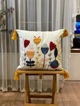 Evila Originals, Punch Cushion v18 - Multicolor, подушка, разноцветная, 100 % ПОЛИЭСТЕР, 43 x 43 см