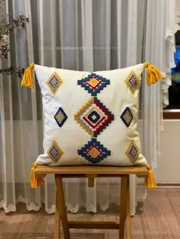 Evila Originals, Punch Cushion v23 - Multicolor, подушка, разноцветная, 100 % ПОЛИЭСТЕР, 43 x 43 см