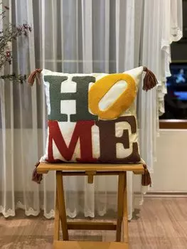 Evila Originals, Punch Cushion v28 - Multicolor, подушка, разноцветная, 100 % ПОЛИЭСТЕР, 43 x 43 см