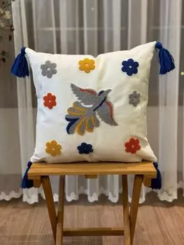 Evila Originals, Punch Cushion v2 - Multicolor, подушка, многоцветная, 100 % ПОЛИЭСТЕР, 43 x 43 см